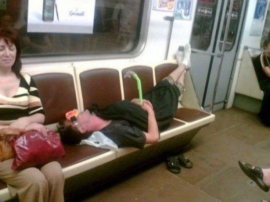 Strange Passengers on Public Transportation (31 Photos) - FunCage