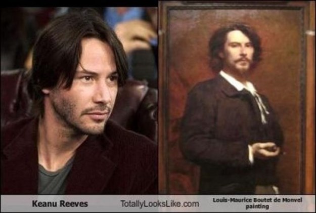 Keanu Reeves looks like some dude from an old painting! - FunCage